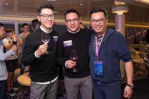 图六、图七及图八为东华三院星梦邮轮慈善之旅节目丰富，让参与善长欢渡了三日两夜的海上旅程。