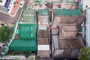 俯瞰文武庙建筑群