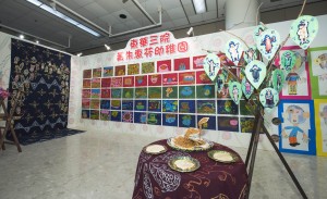 作品展展出的艺术作品以童心看世界，充分体现幼儿的想象力及创造力。