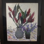 《奼紫嫣红》油画