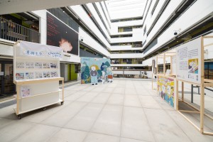 图八 「『漫溯生命』计划：漫画作品展」将首次展出部份连载作品和手稿，透过金仔、阿木与刷刷三位性格迥异的好友之间发生的小故事，一起以饶富稚趣又轻松愉悦的角度欣赏生命、珍惜关系！