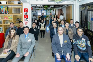 图5：典礼嘉宾及一众得奖者大合照留念。