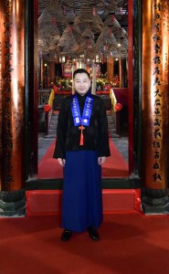 图三为东华三院主席韦浩文表示，文武庙秋祭历史源远流长，藉由庄严诚心的祭礼，为海内外华人祈福，达至和平与和谐的美好社会。