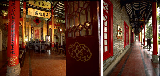 The main hall and veranda of Tung Wah Museum