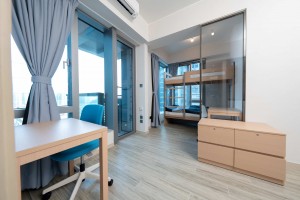 图二及图三为「东华‧南昌汇」最多可提供共676个宿位,提供开放式、一房及两房户型,适合一至四人入住,每人每月住宿费用由港币4,310元起。