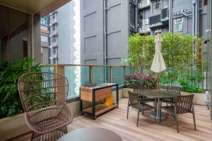 图四至图六为「东华‧南昌汇」设有健身室、Band房及烧烤场等公共设施,全方位提升青年的生活质素。