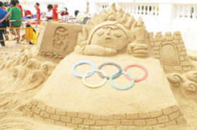 Design By ... Sand Sculpture Team 的堆沙作品