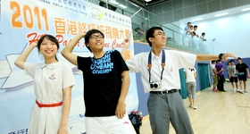 （左起）萧廷恩同学、张雁洋同学及张皓源同学明年将再接再励，挑战更远的飞行距离。