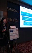 香港大学社会工作及社会行政学系助理教授楼玮群博士在Asia Pacific Geriatric Conference 2012上发表服务需要评估的研究结果。