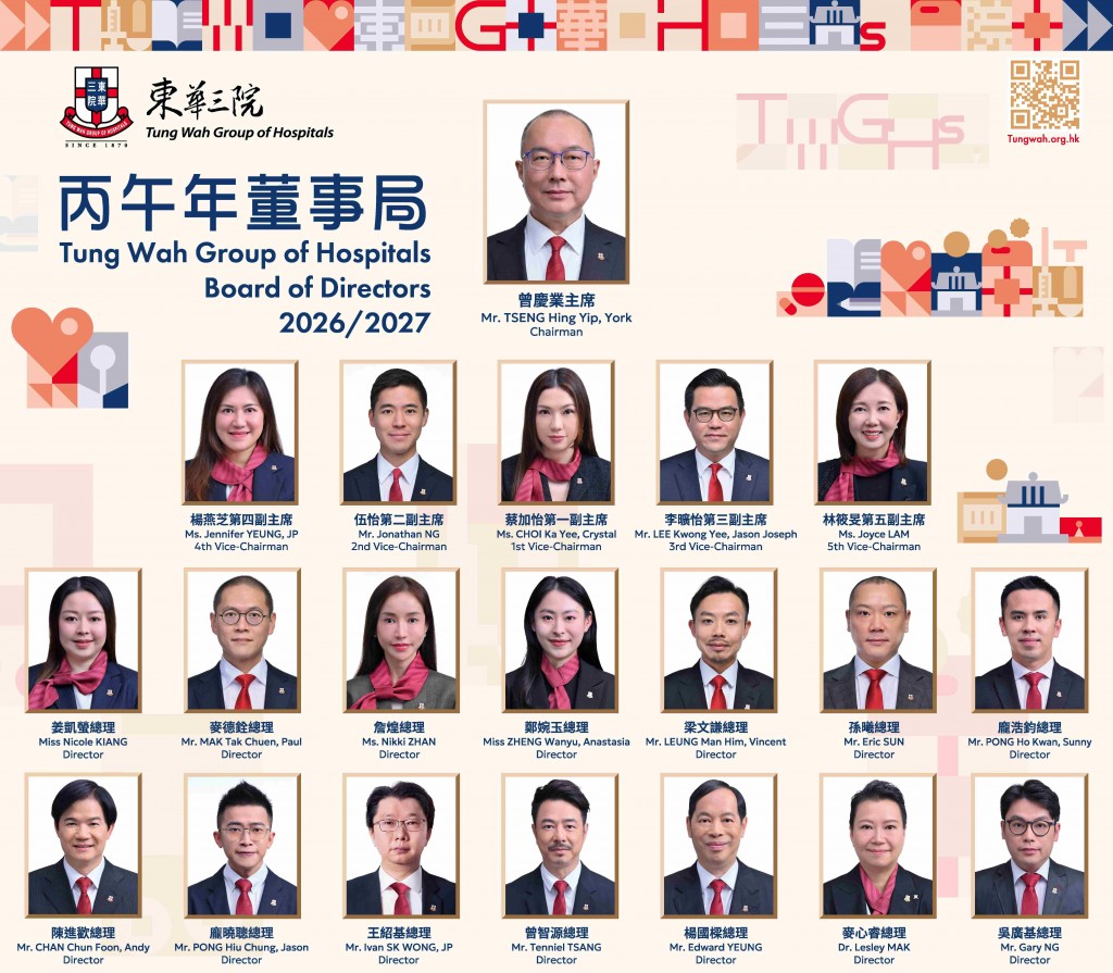 图五:东华三院丙午年董事局成员。